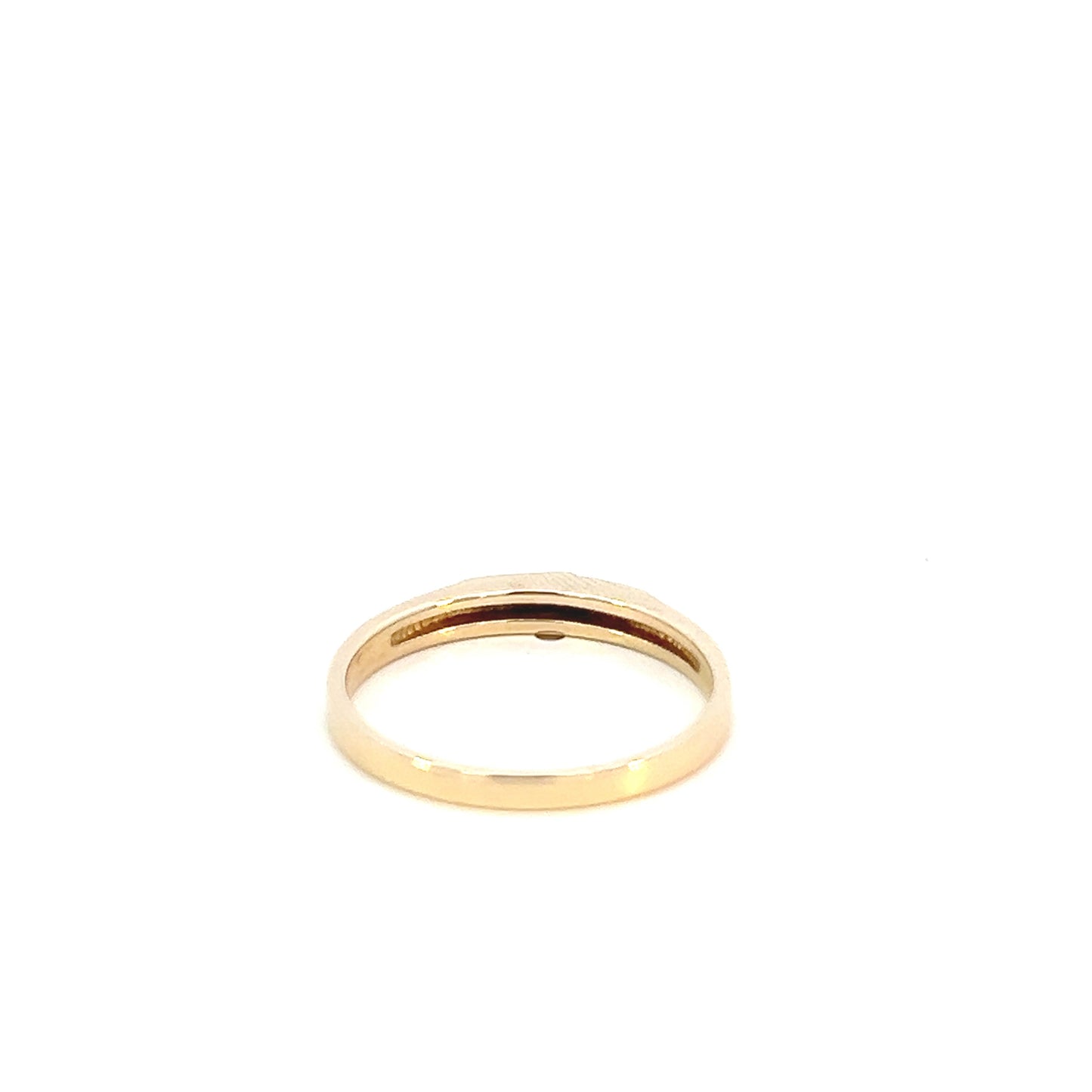 Minimalist Diamond Ring - 10k - Yellow Gold - Size 6.5