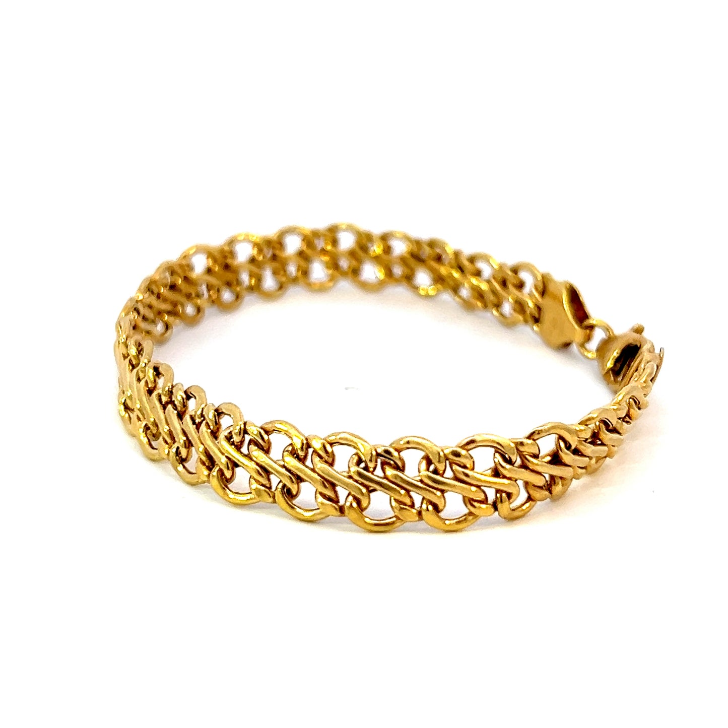 6.5" Bismark Link Bracelet - 18k - Yellow Gold