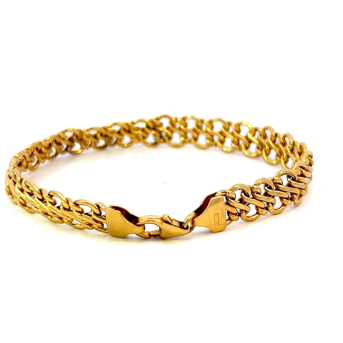 6.5" Bismark Link Bracelet - 18k - Yellow Gold