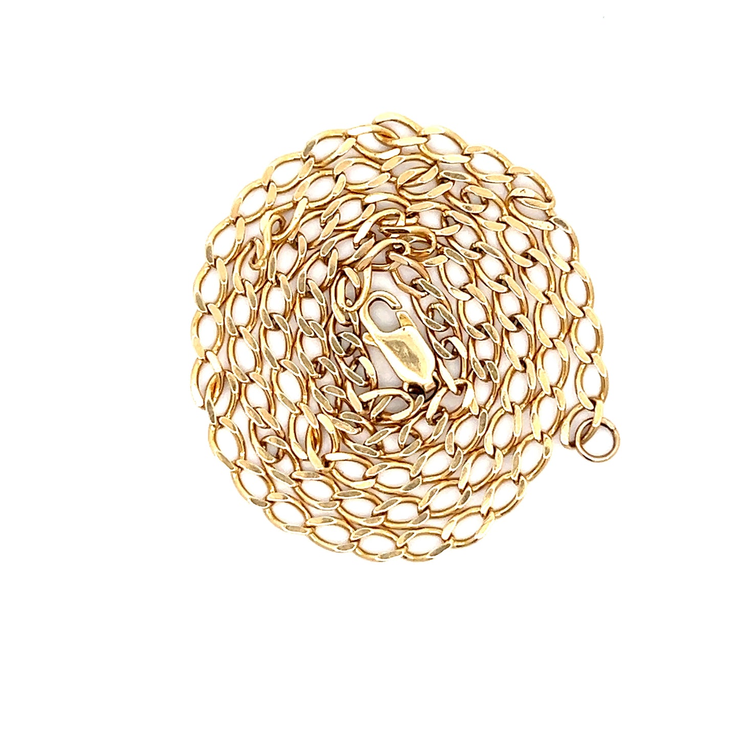 20" Cable Link Chain - Layering Chain - 14k - Yellow Gold - 9.89g