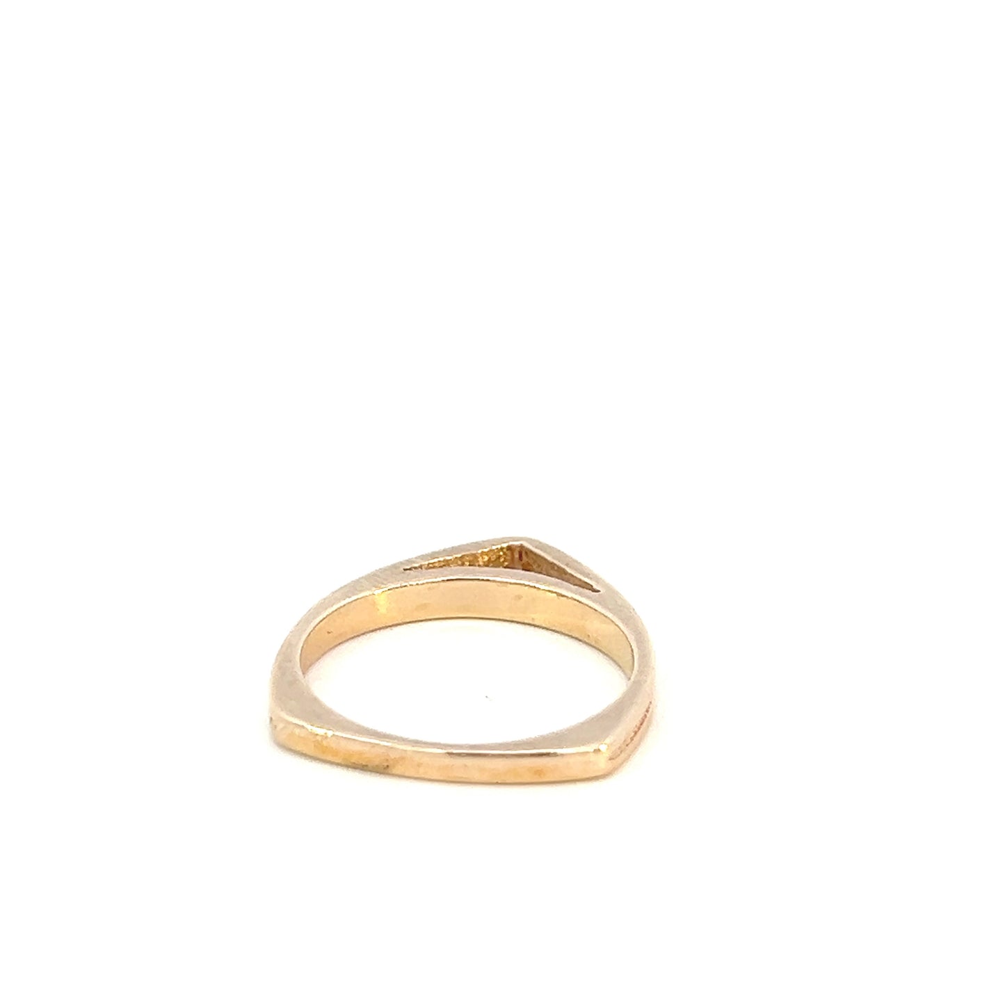 Stylized Angled Band - 10k - Yellow Gold - Size 5.5