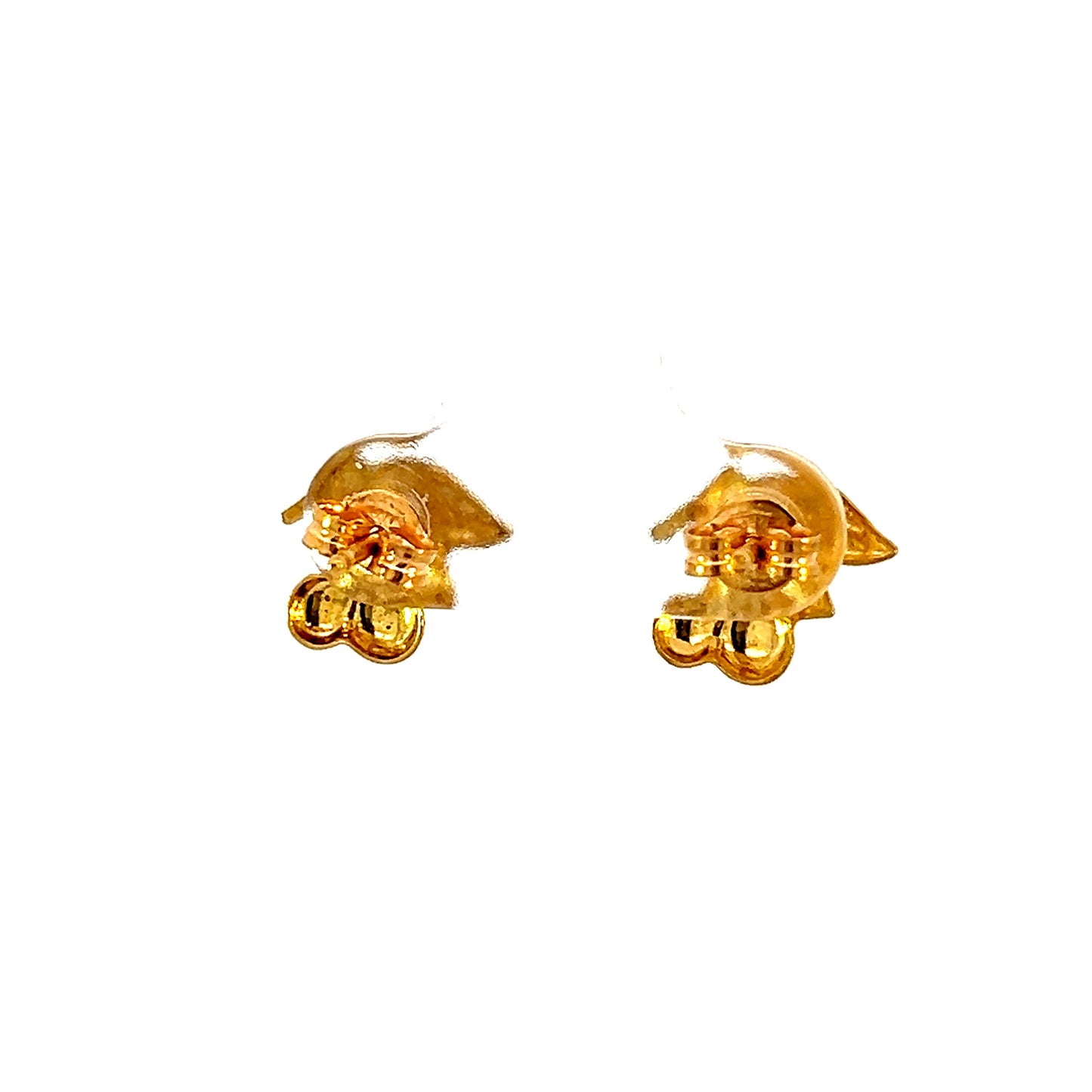 Cherry Stud Earrings - Cute - Vintage - 18k