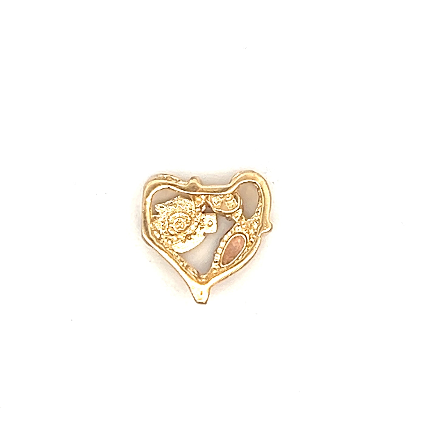 Harley Davidson Pendant - 2-Tone - 10k - Yellow & Rose Gold