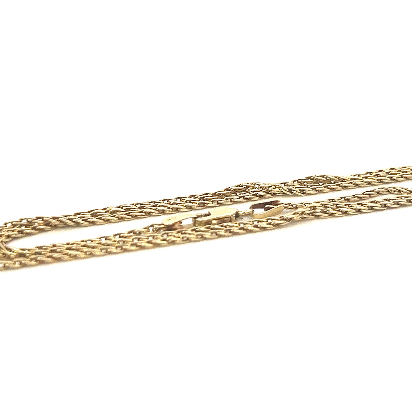 20" Rectangle Link Rope Chain - 14k - Yellow Gold - 4.73g