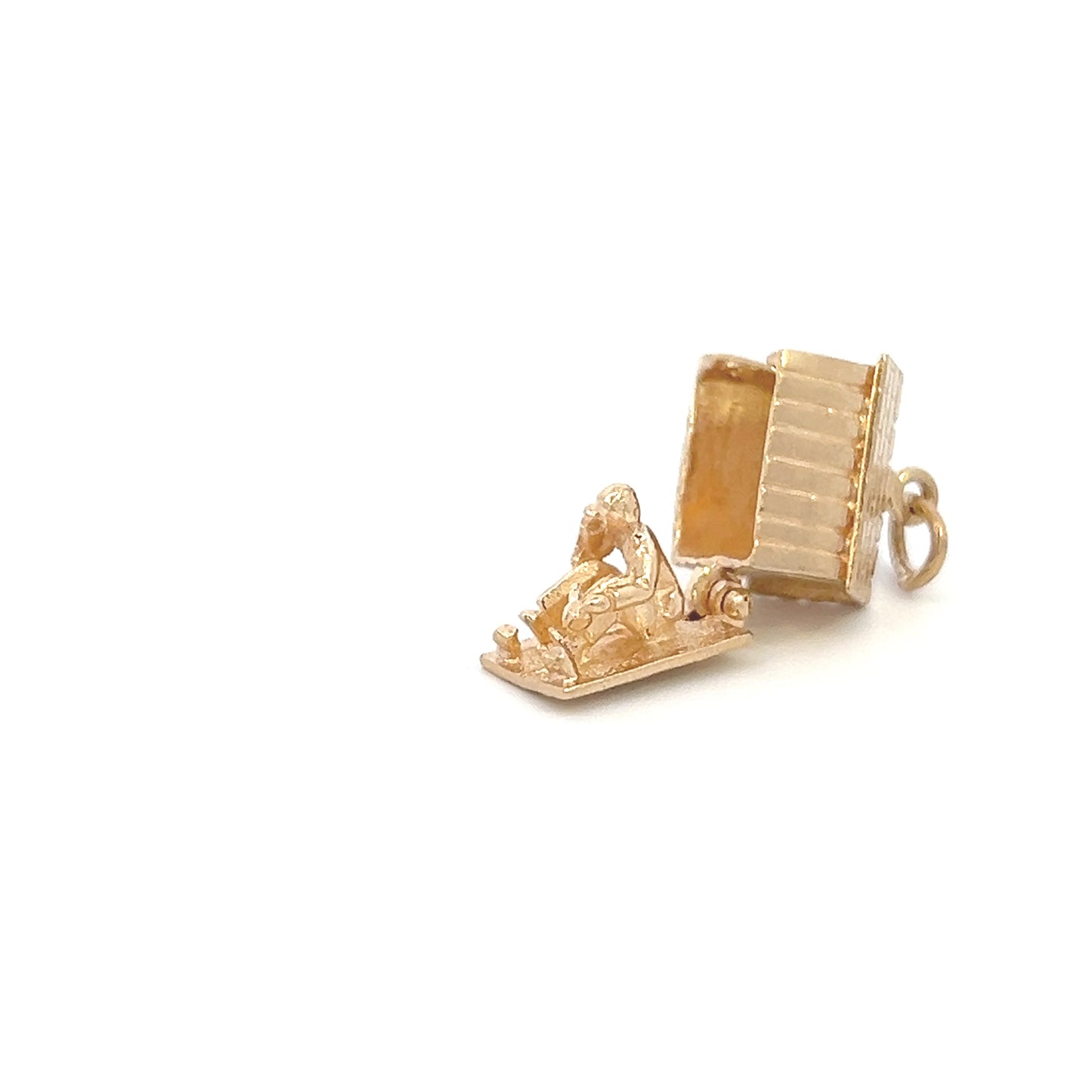 'Dog House' Pendant - 10k - Solid Yellow Gold - 4.7g